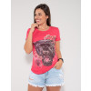 Blusa Atacado Tigre Feminina Revanche Fantina Rosa Frente