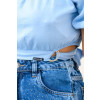 Blusa Ciganinha Com Amarração Atacado Feminina Revanche Salitre Azul Claro