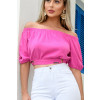 Blusa Ciganinha Com Amarração Atacado Feminina Revanche Salitre Pink