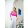 Blusa Ciganinha Com Amarração Atacado Feminina Revanche Salitre Pink