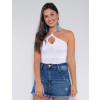 Blusa Frente Única Atacado Feminina Revanche Gerianne Branco Frente