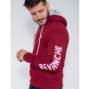 Blusa Moletom Atacado Básico Masculina Revanche Alemanha Bordo Detalhe