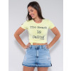 Blusa The Beach Atacado Feminina Revanche Leonda Amarelo Frente