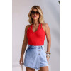 Blusa Alças Transpassadas Atacado Feminina Revanche Redueña Vermelho