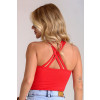 Blusa Alças Transpassadas Atacado Feminina Revanche Redueña Vermelho