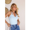 Blusa Alças Transpassadas Atacado Feminina Revanche Redueña Azul Bebê