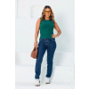 Blusa Regata Com Abertura Nas Costas Atacado Feminino Revanche Cartenas Verde Pinho