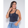 Body Atacado Fivela Feminino Revanche Laure Preto Frente