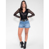 Body Atacado Renda Costas Abertas Feminino Revanche Sri Lanca Preto Look