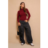 Calça Jeans Baggy Barra Normal Atacado Feminino Revanche Ismaília Azul