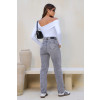 Calça Jeans Mom Barra Normal Atacado Feminina Revanche Amisos Unica