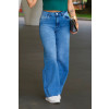 Calça Jeans Wide Leg Atacado Feminina Revanche Anata azul 