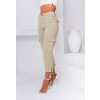 Calça cropped color com bolso cargo atacado feminina Revanche Idrija Verde