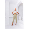 Calça cropped color com bolso cargo atacado feminina Revanche Idrija Verde