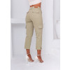 Calça cropped color com bolso cargo atacado feminina Revanche Idrija Verde