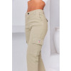 Calça cropped color com bolso cargo atacado feminina Revanche Idrija Verde