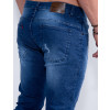 Calça Jeans Atacado  Reta Masculina Revanche Cairo Azul Detalhe Costas
