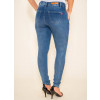 Calça Jeans Atacado Cigarrete com Laço Femiinino Revanche Soleil Azul Costas