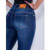 Calça Jeans Atacado Cigarrete Feminina Revanche Antonella Azul Detalhe Costas