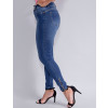 Calça Jeans Atacado Cigarrete Feminina Revanche Nicoli Azul