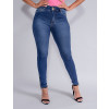 Calça Jeans Atacado Cigarrete Feminina Revanche Nicoli Azul