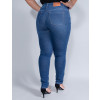 Calça Jeans Atacado Cigarrete Plus Size Feminina Revanche Lyra Azul Costas