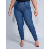 Calça Jeans Atacado Cigarrete Plus Size Feminina Revanche Lyra Azul Frente