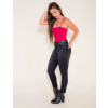 Calça Jeans Atacado Cropped Black Feminina Revanche Siria Look