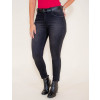 Calça Jeans Atacado Cropped Black Feminina Revanche Siria Frente