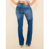 Calça Jeans Atacado Flare Feminino Revanche Ivonna Azul Costas