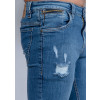 Calça Jeans Atacado Reta Masculina Revanche Henry Azul Detalhe Lateral