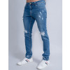 Calça Jeans Atacado Reta Masculina Revanche Henry Azul Lateral