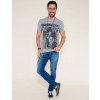 Calça Jeans Atacado Ziper Lateral Masculino Revanche Lyon Look