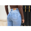 Calça Jeans Cigarrete Com Zíper na Barra Atacado Feminina Revanche Christy