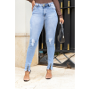 Calça Jeans Cigarrete Com Zíper na Barra Atacado Feminina Revanche Christy