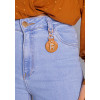 Calça Jeans Mom Destroyed Com Chaveiro Atacado Feminina Revanche Jeniffer
