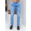 Calça Jeans Regular Com Cós Estampado Atacado Masculina Revanche Torodi Azul