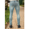 Calça Jeans Regular Com Elastano Atacado Masculina Revanche Prenestino Azul