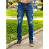 Calça Jeans Reta Atacado Masculina Revanche Ziro Azul