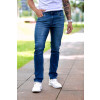 Calça Jeans Reta Cós Estampado Atacado Masculina Revanche Cambil Azul