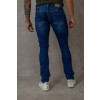 Calça Jeans Reta Com Elastano Atacado Masculina Revanche Rielves Azul