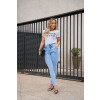 Calça Jeans Skinny Com Cós Duplo e Pregas Atacado Feminina Revanche Abeche