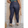 Calça jeans skinny com zíper na barra curvy atacado feminina Revanche Fredericia Unica