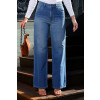 Calça Jeans Wide Leg Básica Atacado Feminina Revanche Ibarama Unica