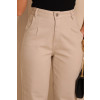 Calça Mom Cropped Color Com Pregas Atacado Feminina Revanche Baturité Areia