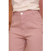 Calça Mom Cropped Color Com Pregas Atacado Feminina Revanche Baturité Nude