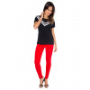 Calça Sarja Atacado Color Cigarrete Feminino revanche Modena Vermelho Corpo Inteiro 