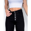 Calça Sarja Atacado Hot Pants Cropped Feminina Revanche Timor Preto Detalhe