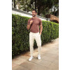 Calça Slim Bolso Faca Linen Blend Atacado Masculina Revanche Genk