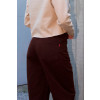 Calça Jeans Boyfriend Barra Normal Atacado Feminino Revanche Anderva Marrom Café